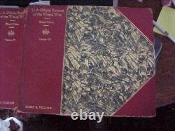 OFFICIAL USA PICTURES of WORLD WAR, 4 Vols #2196 SEPIA TONE PICS WWI circa 1921