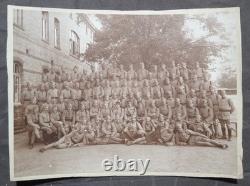 ORIGINAL 1915 WWI GROUP PHOTO FRENCH 152 nd INFANTRY REGIMENT 1 st RED DEVILS