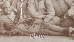 ORIGINAL 1915 WWI GROUP PHOTO FRENCH 152 nd INFANTRY REGIMENT 1 st RED DEVILS