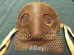 Original Ww1 British Tank Corps Face Mask (for Wear With Helmet)