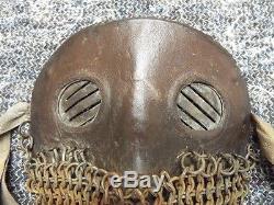 Original Ww1 British Tank Crew Face Mask (can Be Worn With Helmet)