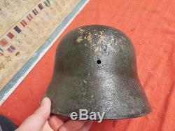 Original Ww1 German M. 1916 Steel Helmet Size 68 Accrington Pals