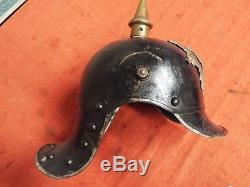Original Ww1 German Saxon Cavalry Pickelhaube Helmet