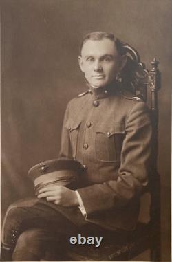 ORIGINAL WW1 USMC US MARINE CORPS CAPTAIN as QUARTERMASTER PHOTOGRAPH c1917
