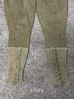 ORIGINAL WW1 US Doughboy Breeches with Cavalry Leggings/Gaiters (GREAT SHAPE)