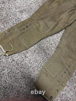 ORIGINAL WW1 US Doughboy Breeches with Cavalry Leggings/Gaiters (GREAT SHAPE)