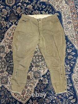 ORIGINAL WW1 US Doughboy Breeches with Cavalry Leggings/Gaiters (GREAT SHAPE)