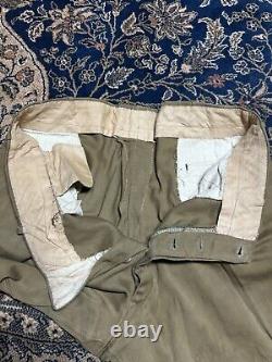 ORIGINAL WW1 US Doughboy Breeches with Cavalry Leggings/Gaiters (GREAT SHAPE)