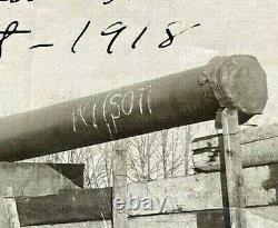 ORIGINAL WW1 U. S. ARMY 14 RAILWAY GUN at PHILA PA NAMED WILSON SEPT. 1918 PHOTO