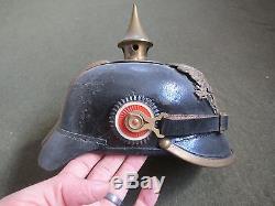 Original Wwi German Prussian M1915 Pickelhaube Helmet