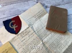 ORIGINAL WWI US AEF DOUGHBOY LOT 139th FIELD ARTILLERY 38TH DIVISION