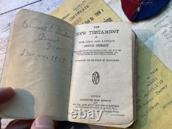 ORIGINAL WWI US AEF DOUGHBOY LOT 139th FIELD ARTILLERY 38TH DIVISION