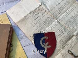 ORIGINAL WWI US AEF DOUGHBOY LOT 139th FIELD ARTILLERY 38TH DIVISION