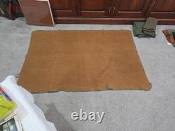 ORIGINAL WWI US ARMY Brown WOOL FIELD BLANKET