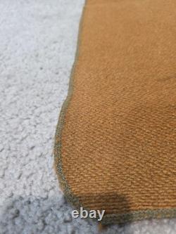 ORIGINAL WWI US ARMY Brown WOOL FIELD BLANKET