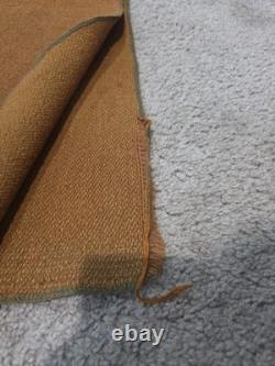 ORIGINAL WWI US ARMY Brown WOOL FIELD BLANKET