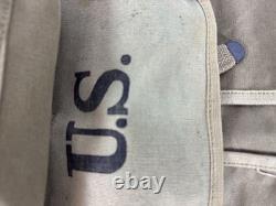 ORIGINAL WWI US ARMY M1910 HAVERSACK P. B. &CO. 1918 DATED COMPLETE With UNIT MARK