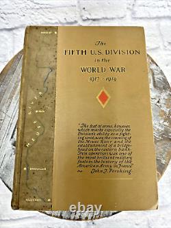 Official History US Fifth Division World War I Maps Photos 1919 Belgium France