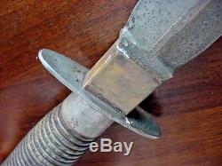 Old Trench Knife Dagger CustomForged Fighting Vintage WW1 Theater Military Type