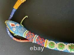 Old Turkish Bead-work WW-1 Prisoner POW Snake beautiful collection piece