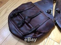 Old WWI Era U. S. Army Issue Cavalry Saddle Bags & Canvas Liners, NICE