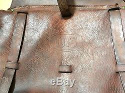 Old WWI Era U. S. Army Issue Cavalry Saddle Bags & Canvas Liners, NICE