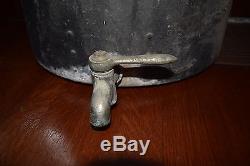 One of a Kind Front Line World War II Coffee Pot Heavy Gage Galvanized Steel