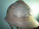 Orig French Chasseurs helmet WW1 M15 Adrian casque stahlhelm casco elmo