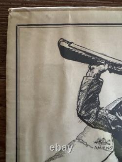 Original 1918 WWI Poster -THE FIRST THREE LOANS MADE THE MARNE VICTORY POSSIBLE