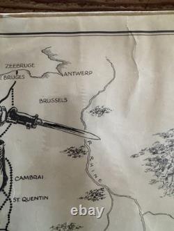 Original 1918 WWI Poster -THE FIRST THREE LOANS MADE THE MARNE VICTORY POSSIBLE