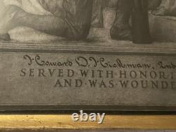 Original Accolade 13th Infantry WWI Wounded In Action Certificate Doughboy Original Accolade 13th Infantry WWI Wounded In Action Certificate Doughboy