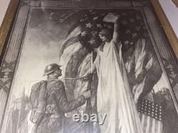 Original Accolade 13th Infantry WWI Wounded In Action Certificate Doughboy