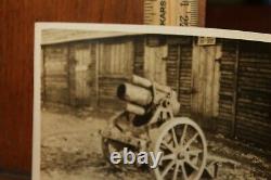 Original Antique WWI Photo World War I Cannon