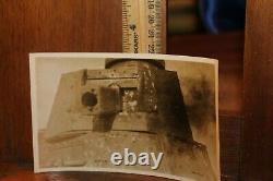 Original Antique WWI Photo World War I Tank Turret