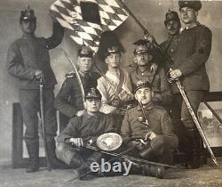 Original! Freikorps Von Epp Bavarian Machine Gun Corps Munich 1920 Photograph