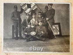 Original! Freikorps Von Epp Bavarian Machine Gun Corps Munich 1920 Photograph