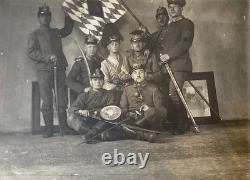 Original! Freikorps Von Epp Bavarian Machine Gun Corps Munich 1920 Photograph