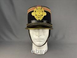 Original French Model 1931 Republican Guard Shako, WithLiner & Chinstrap