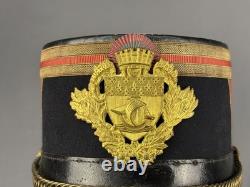 Original French Model 1931 Republican Guard Shako, WithLiner & Chinstrap