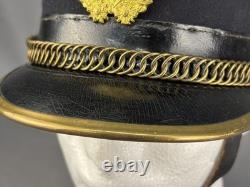 Original French Model 1931 Republican Guard Shako, WithLiner & Chinstrap