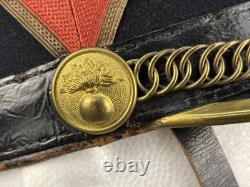 Original French Model 1931 Republican Guard Shako, WithLiner & Chinstrap
