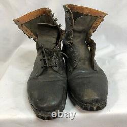 Original French WW1 Army Boots Shoes Size 8