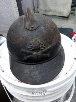 Original French WW1 French artillery helmet