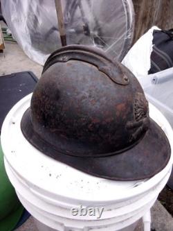 Original French WW1 French artillery helmet