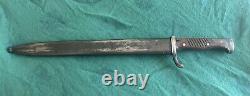 Original German Butcher WWI Model 1898/05 Bayonet with scabbard