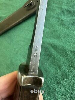 Original German Butcher WWI Model 1898/05 Bayonet with scabbard