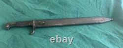 Original German Butcher WWI Model 1898/05 Bayonet with scabbard