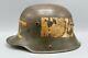 Original German WWI M1917 Mail Home Helmet