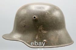 Original German WWI M1917 Steel Helmet with Goatskin Liner