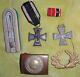 Original German WWI lot 2 Iron Crosses buckle & other